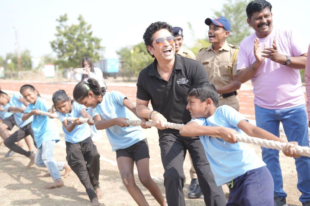 Tendulkar Family Inaugurates State-Of-The-Art Sports Facility In Satara For STF And Maan Deshi Champions